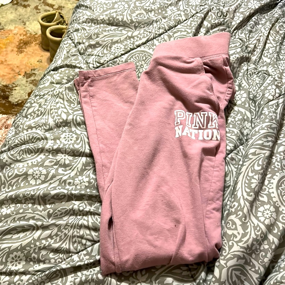 Pink VS sweat pants
